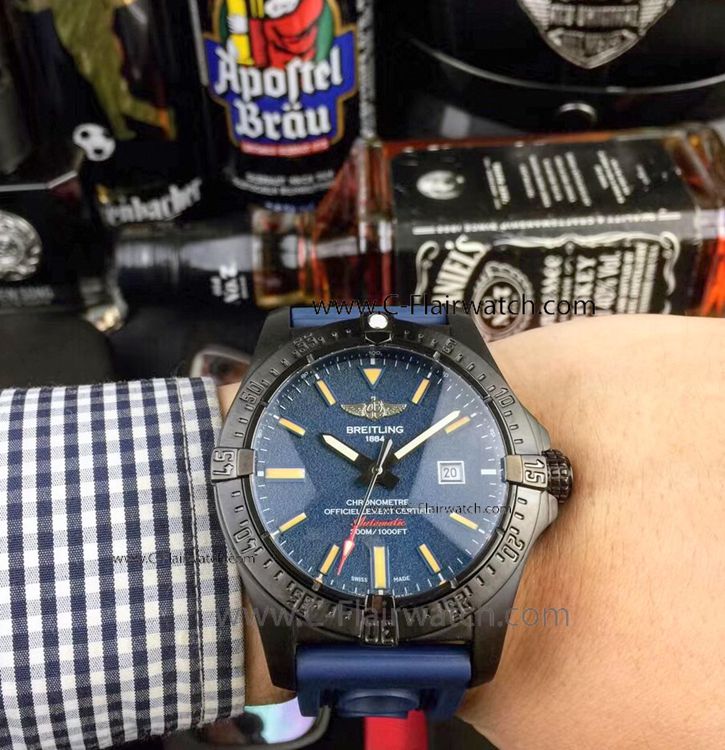 New Copy Breitling Avenger Blackbird Watch Black Blue Face